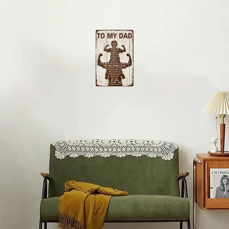 Retro Home Wall Decor Gift For Dad