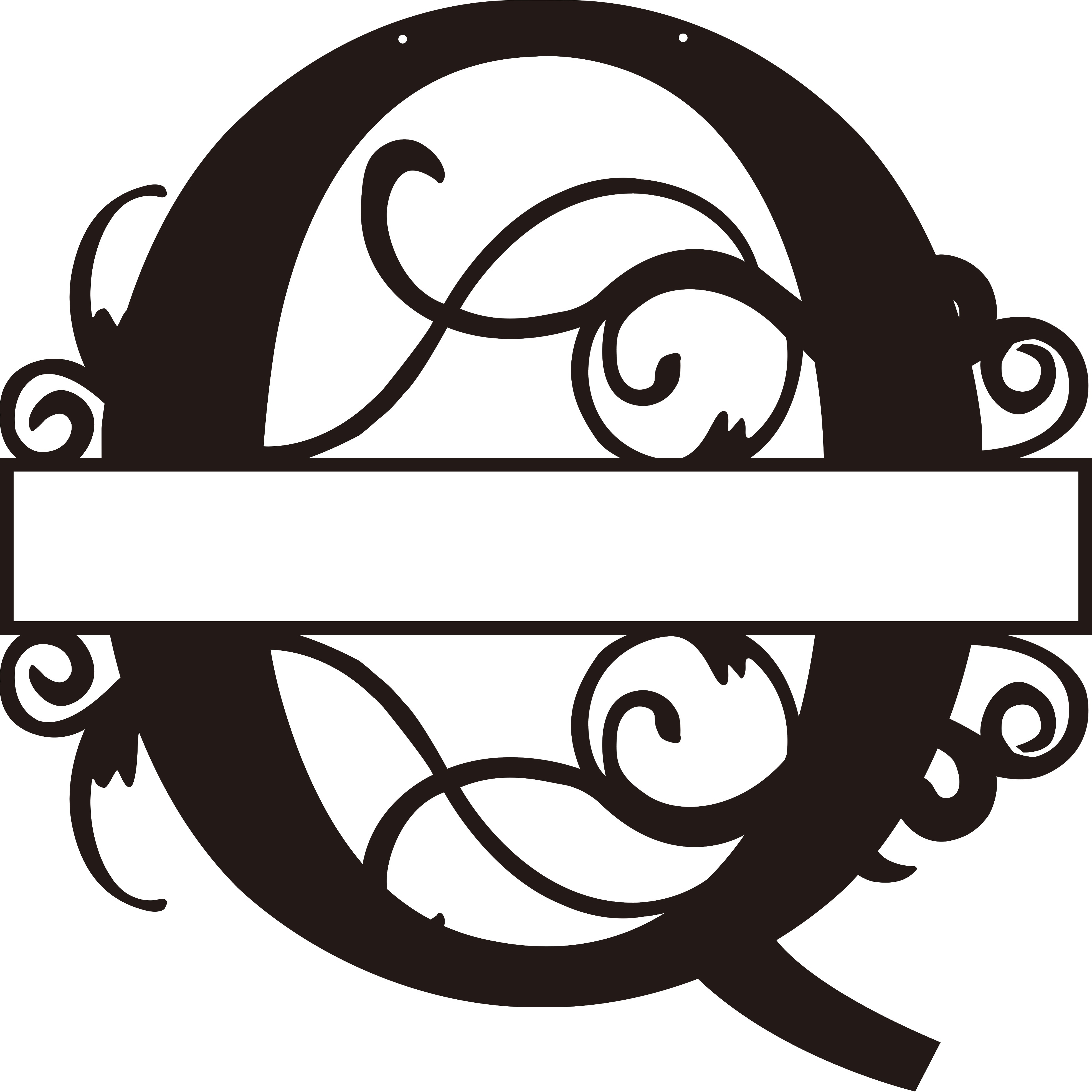 Personalized Split Letter Craft Sign For Home