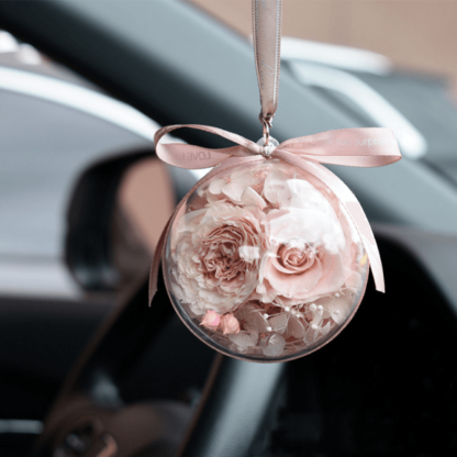 Eternal Rose Pendant-Flower Teddy Bear