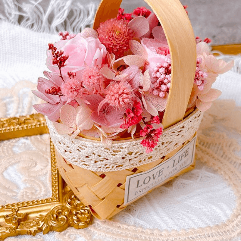 DIY Flower Basket – Creative And Decorative Handmade Craft Kit-Flower Teddy Bear
