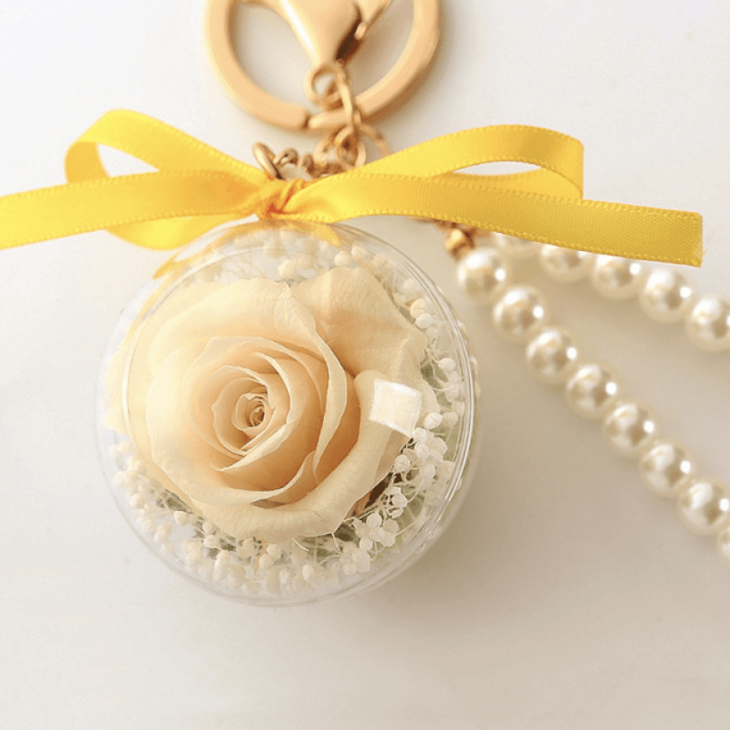 Eternal Rose Car Pendant: A Stunning Decorative Accent For Any Space-Flower Teddy Bear