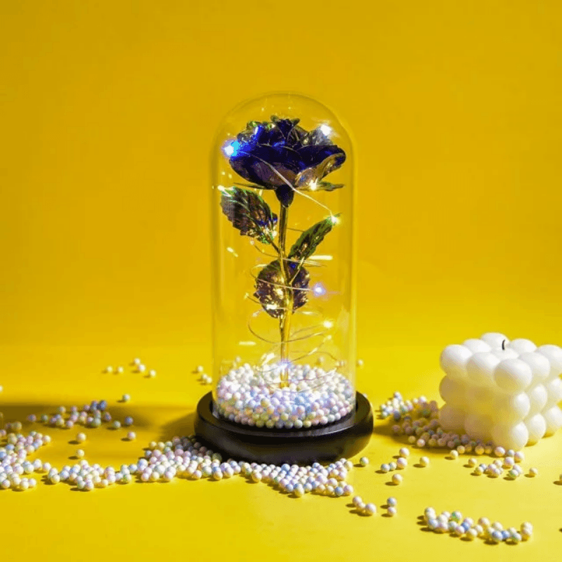 Eternal Galaxy Rose Pearls - A Stunning Gift For Every Occasion-Flower Teddy Bear