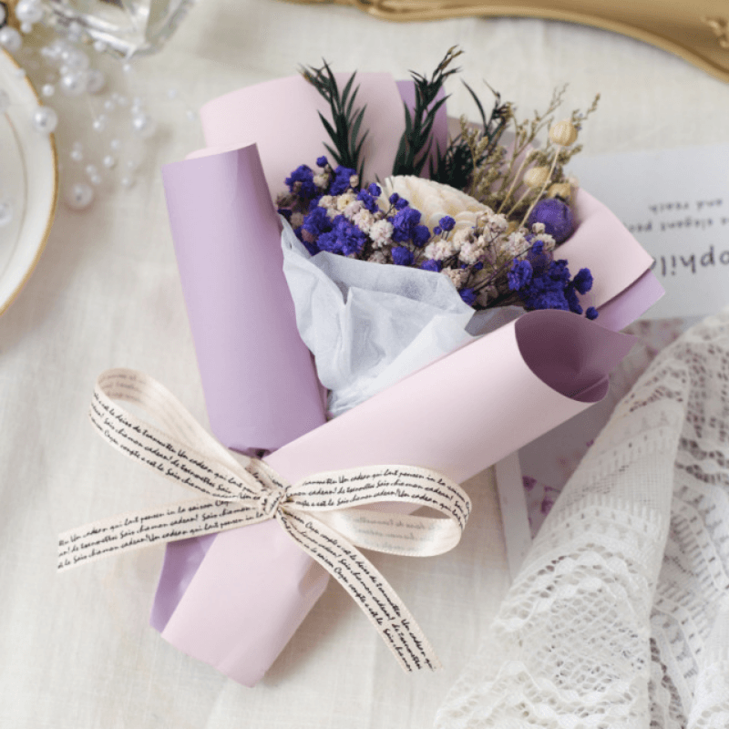 Dried Flower Bouquet – Elegant And Timeless Floral Gift-Flower Teddy Bear