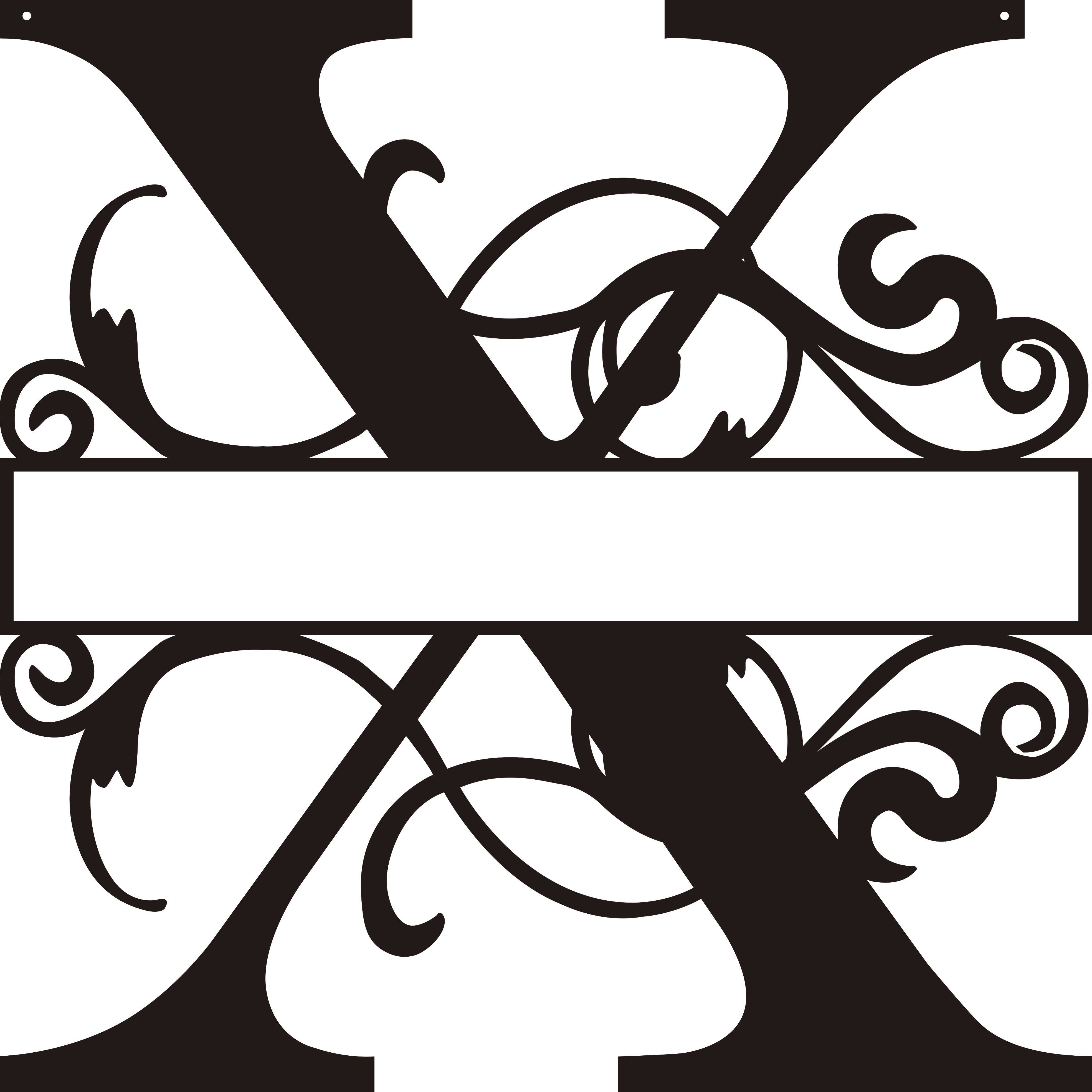 Personalized Split Letter Craft Sign For Home