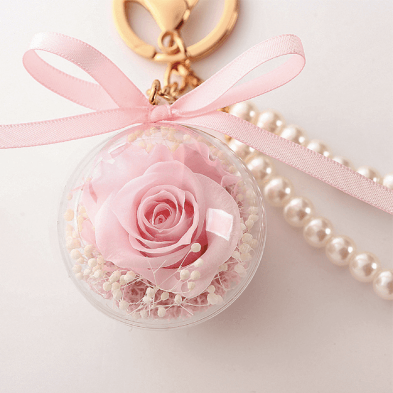 Eternal Rose Car Pendant: A Stunning Decorative Accent For Any Space-Flower Teddy Bear