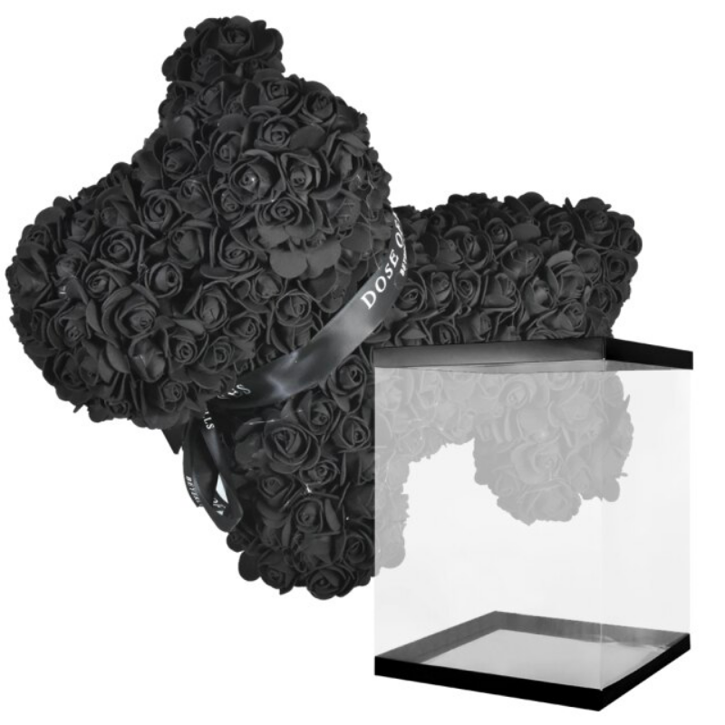 Rose Puppy With Box-Flower Teddy Bear