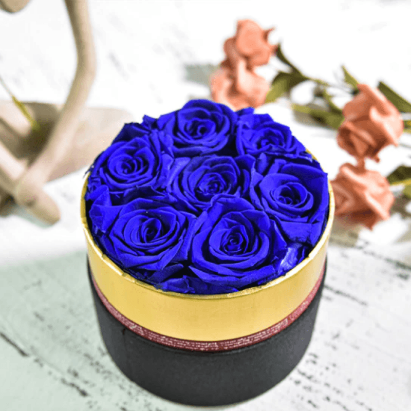 Mini Rose Flower Box-Flower Teddy Bear