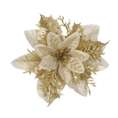 Artificial Flower Ornament – Add Sparkle to Your Holiday Decor-Flower Teddy Bear