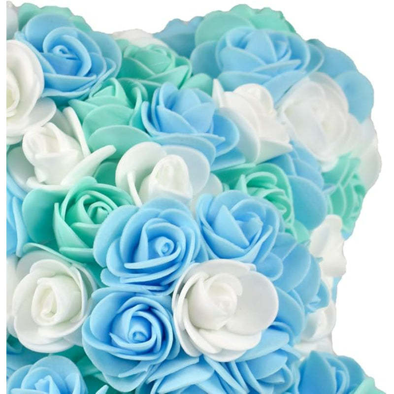 Artificial Rose Teddy Bear-Flower Teddy Bear