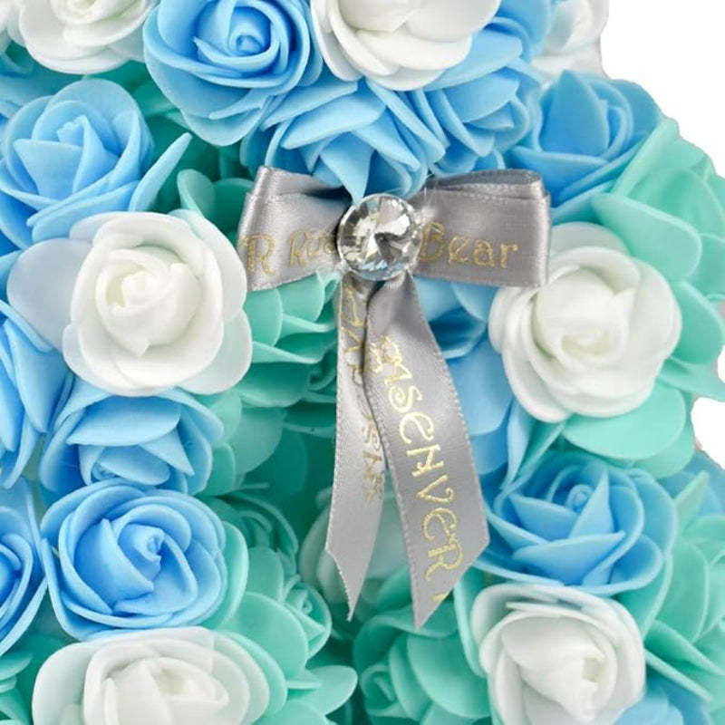 Artificial Rose Teddy Bear-Flower Teddy Bear