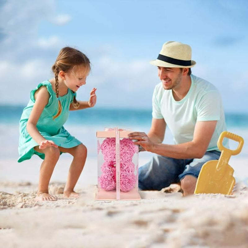 Luxury Floral Teddy Gift-Flower Teddy Bear