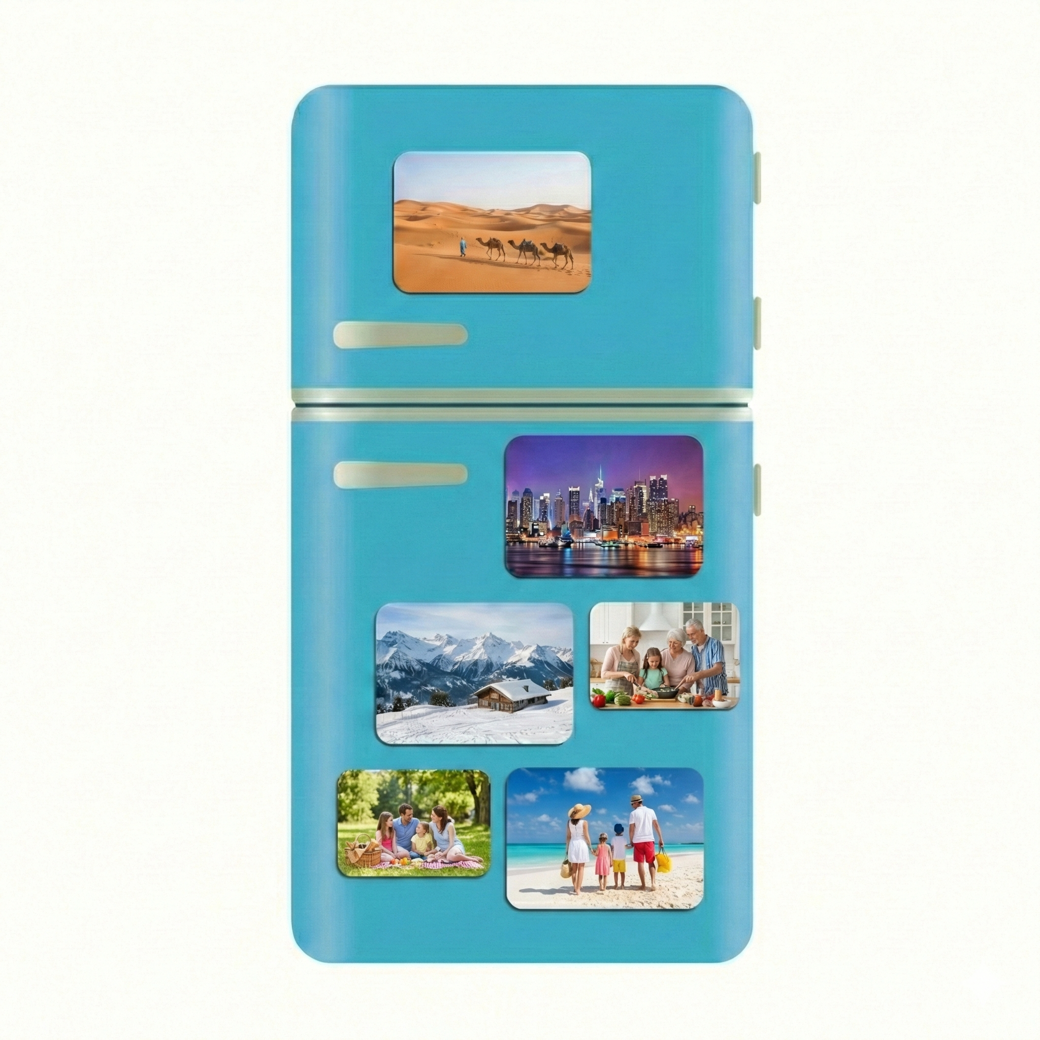 Customizable Photo Refrigerator Magnets