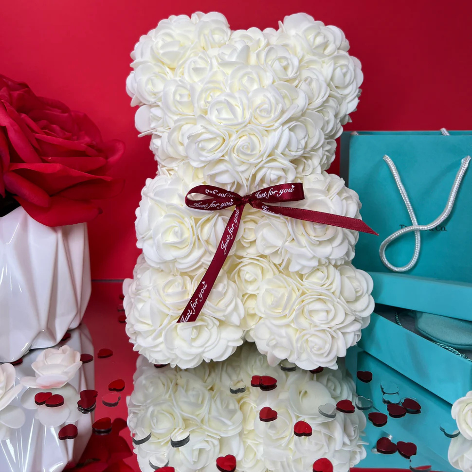 Flower Teddy Bear-Flower Teddy Bear