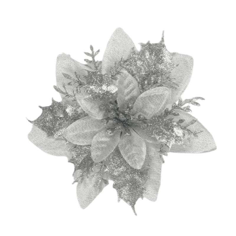 Artificial Flower Ornament – Add Sparkle to Your Holiday Decor-Flower Teddy Bear