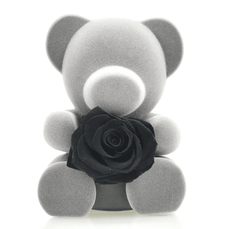 Mini Teddy Bear With Rose-Flower Teddy Bear