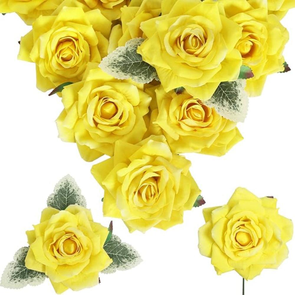 Handcrafted Faux Roses-Flower Teddy Bear