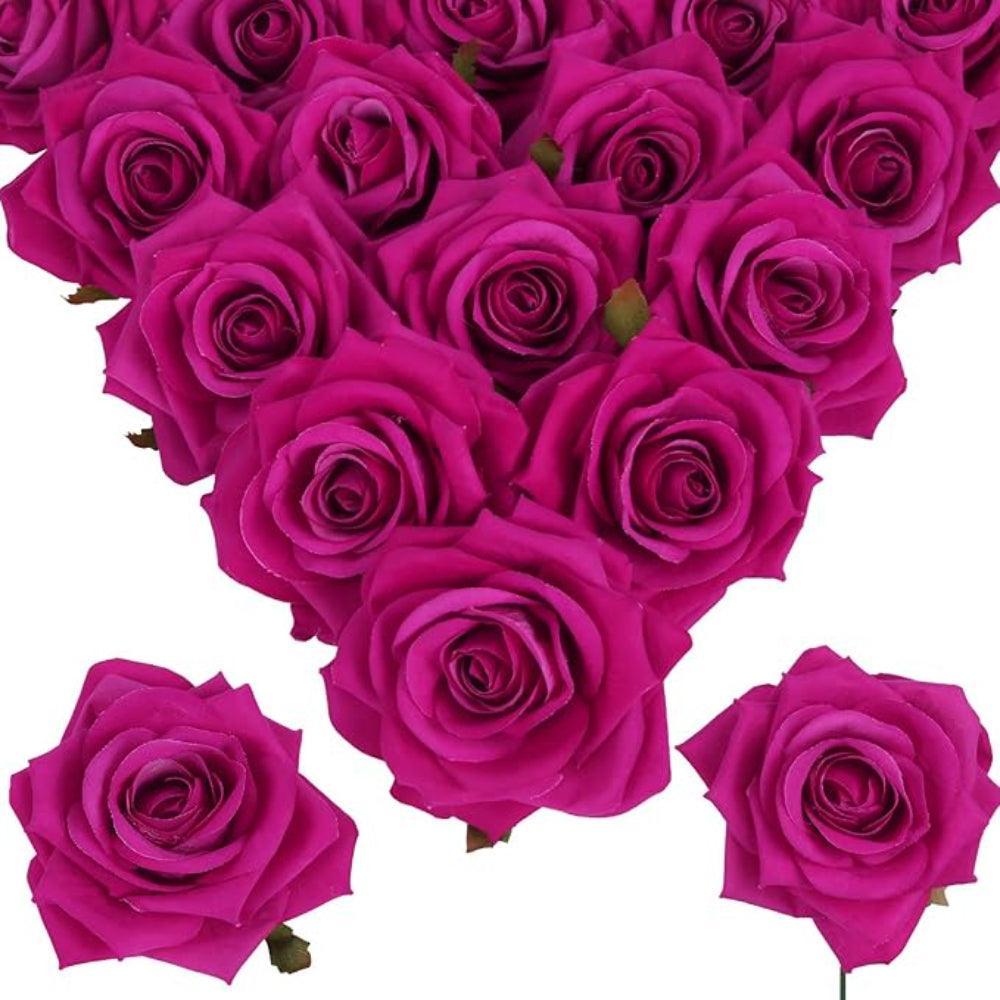 Handcrafted Faux Roses-Flower Teddy Bear