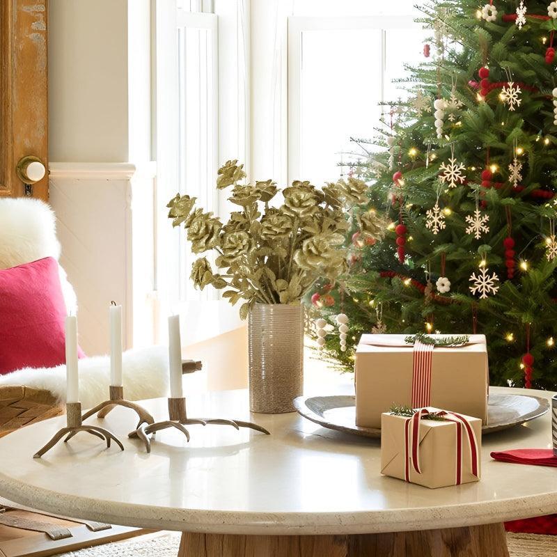 Decorative Glitter Roses-Flower Teddy Bear