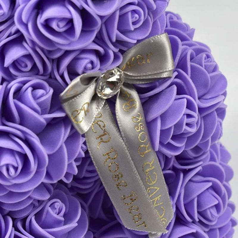 Luxury Floral Teddy Gift-Flower Teddy Bear