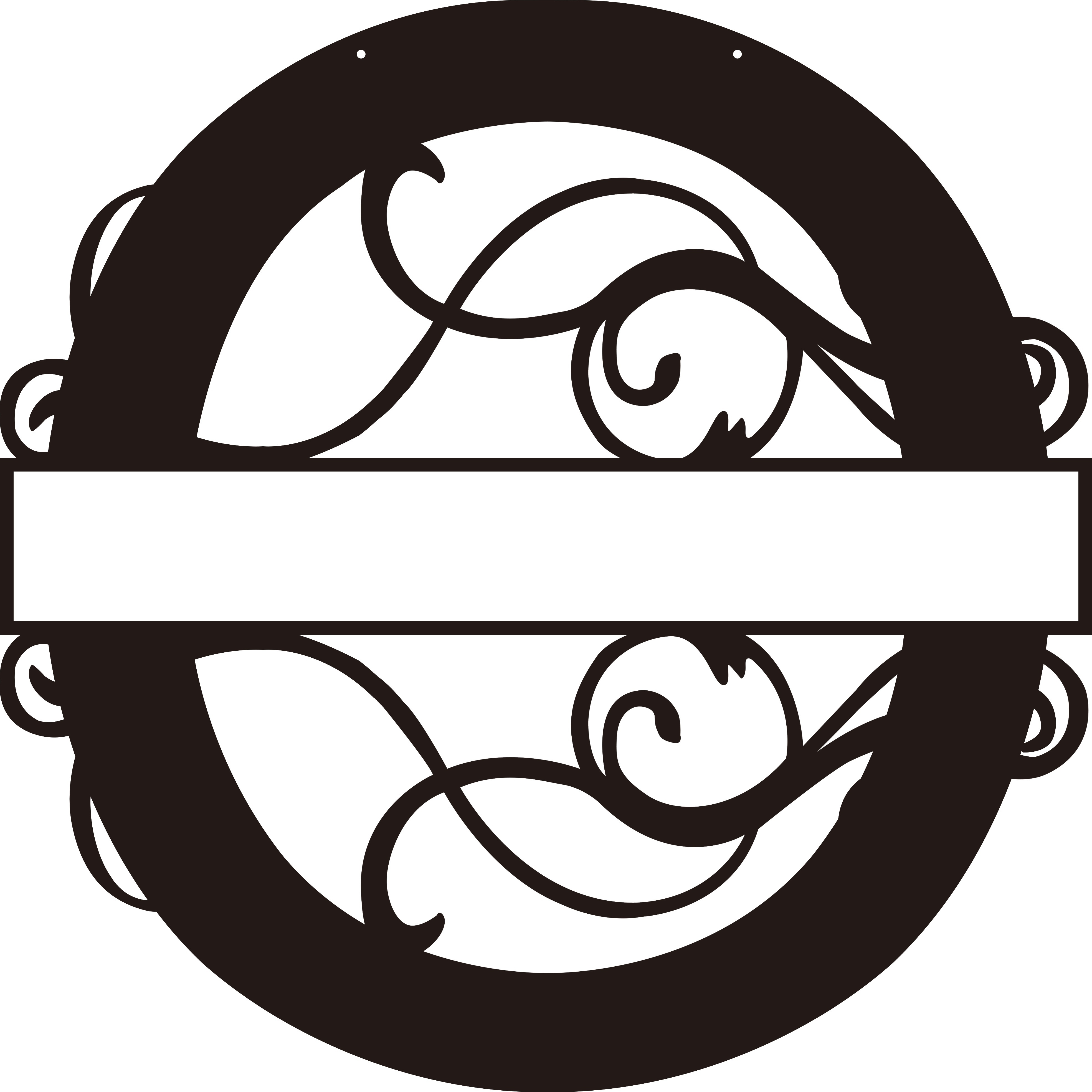 Personalized Split Letter Craft Sign For Home