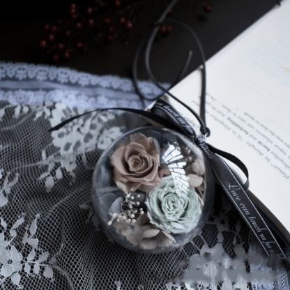 Eternal Rose Pendant-Flower Teddy Bear