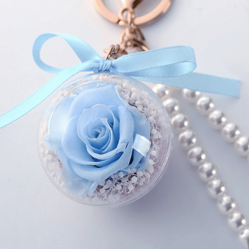 Eternal Rose Car Pendant: A Stunning Decorative Accent For Any Space-Flower Teddy Bear