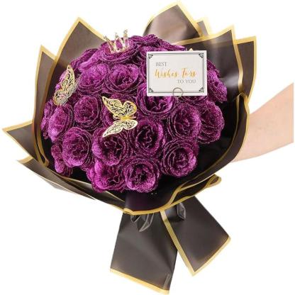 Artificial Rose Arrangement-Flower Teddy Bear