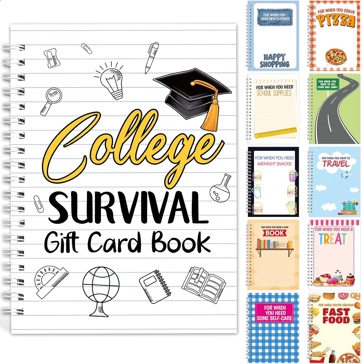 College Survival Gift Card Book For Graduation