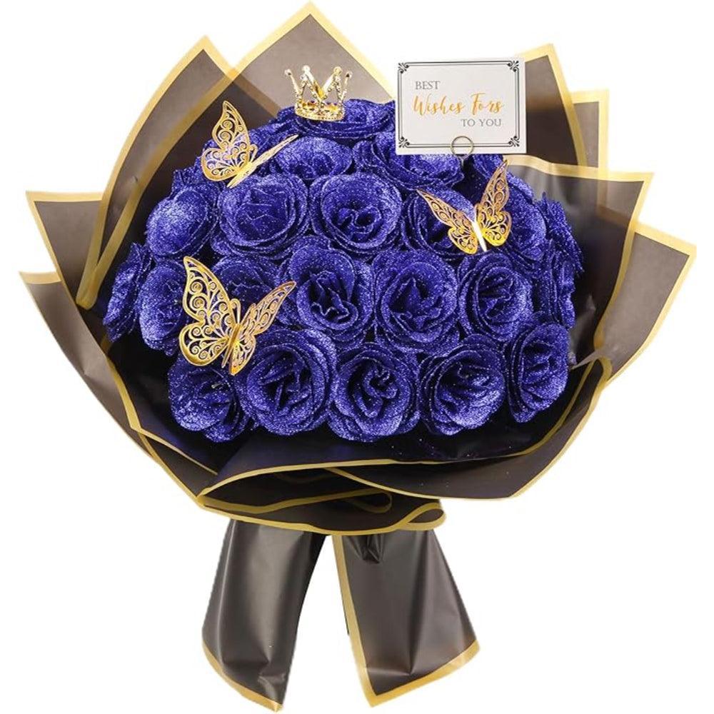 Artificial Rose Arrangement-Flower Teddy Bear