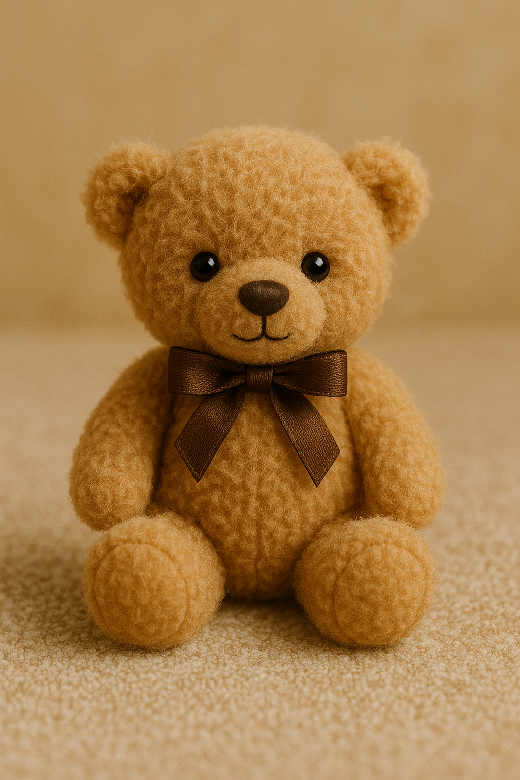 Miniature keepsake teddy for girlfriend- Flower teddy bear
