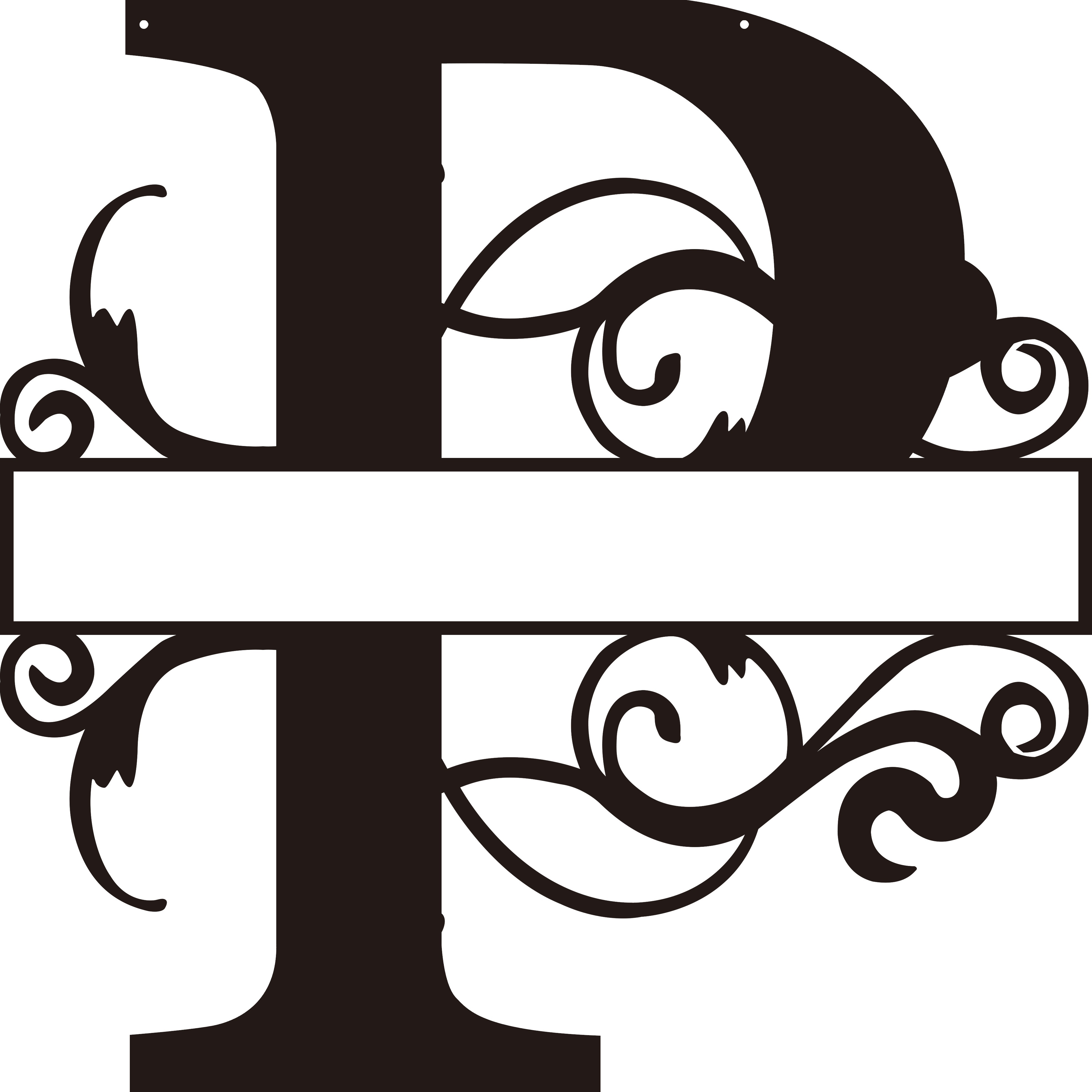 Personalized Split Letter Craft Sign For Home