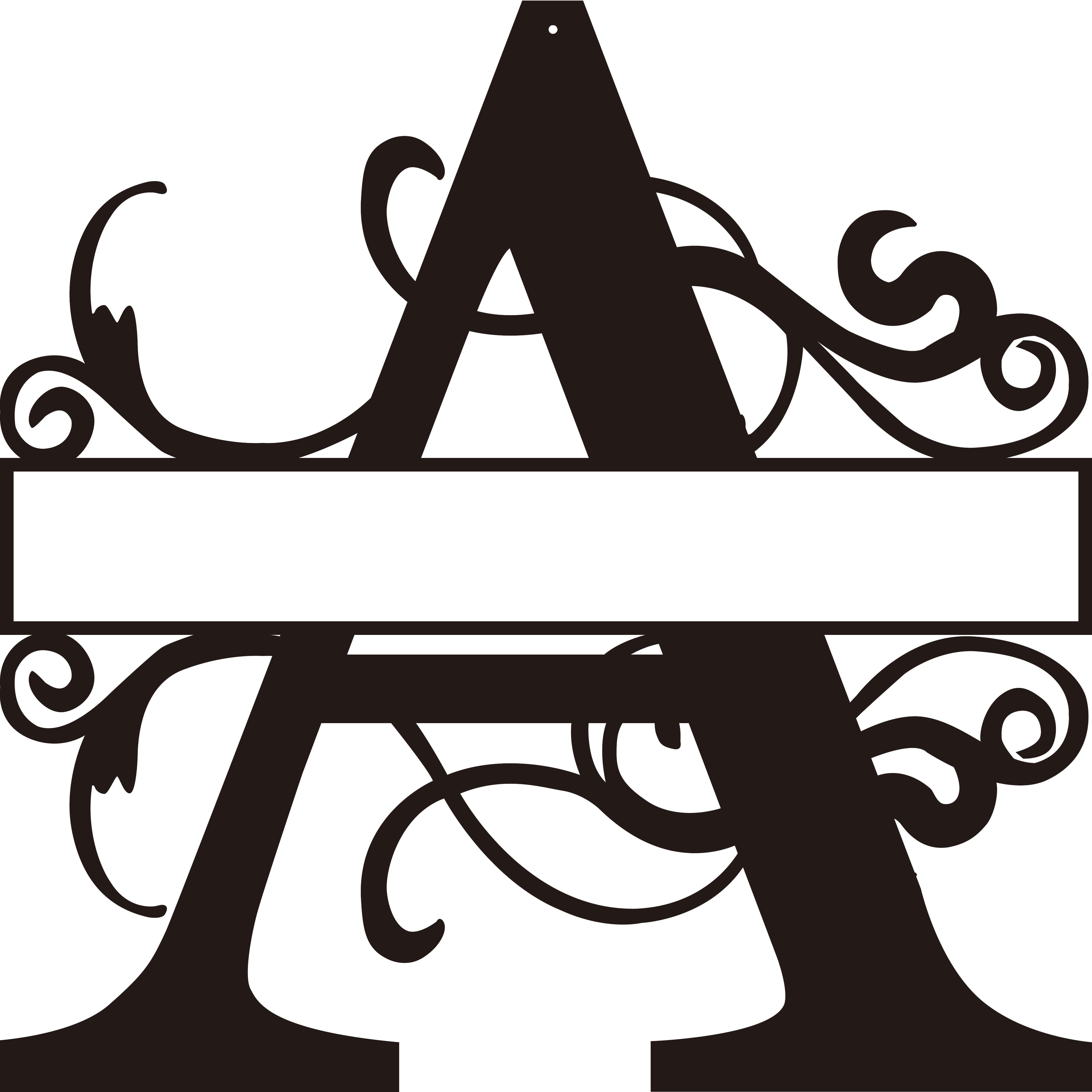 Personalized Split Letter Craft Sign For Home