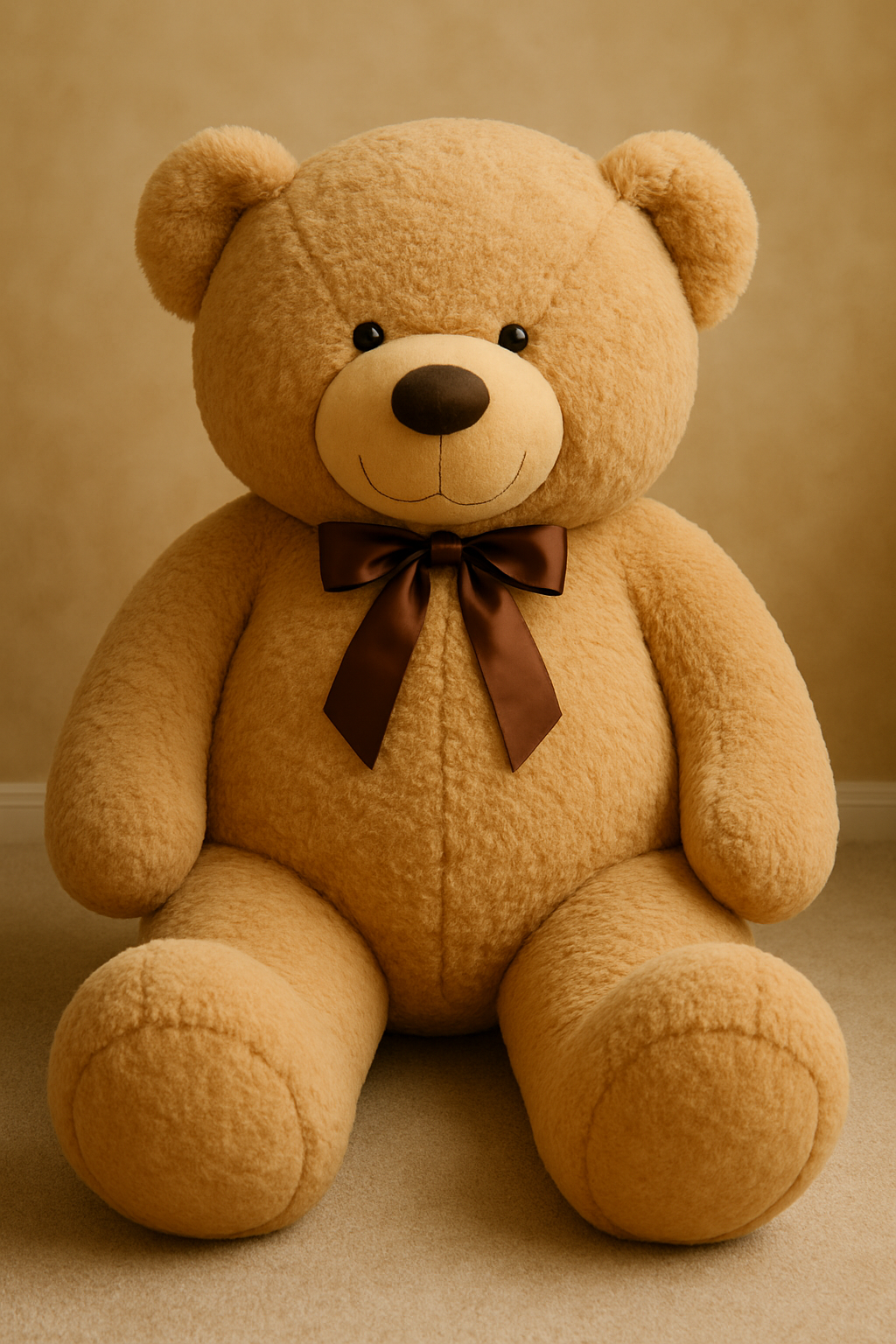 Giant teddy bear for girlfriend- Flower teddy bear