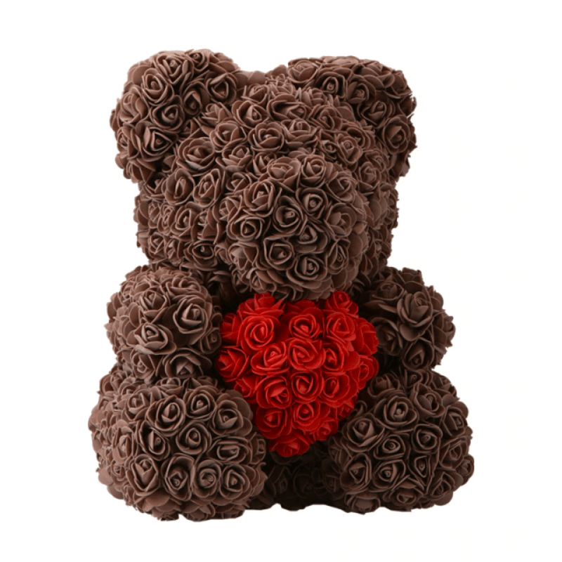 Large Rose Bear – A Unique And Elegant Gift-Flower Teddy Bear