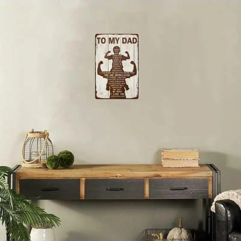 Retro Home Wall Decor Gift For Dad