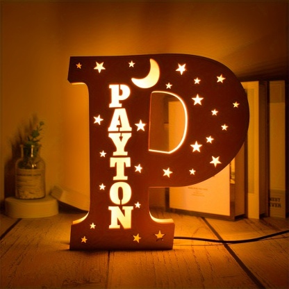 Personalized Alphabet LED Night Light