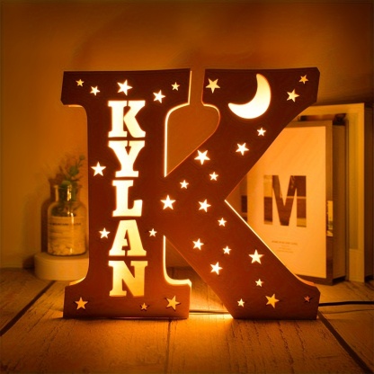 Personalized Alphabet LED Night Light