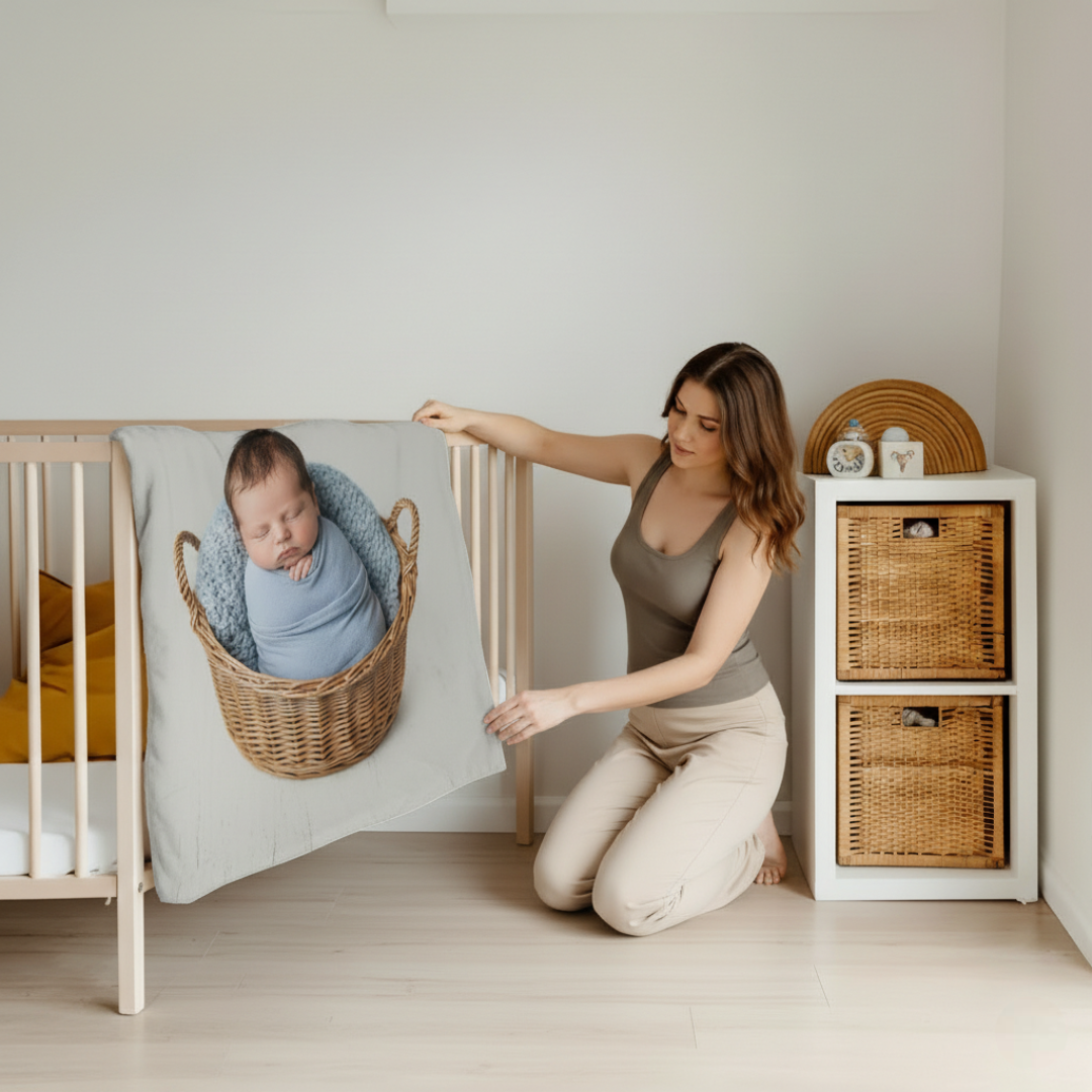 Personalized Flannel Blanket With Custom Photo