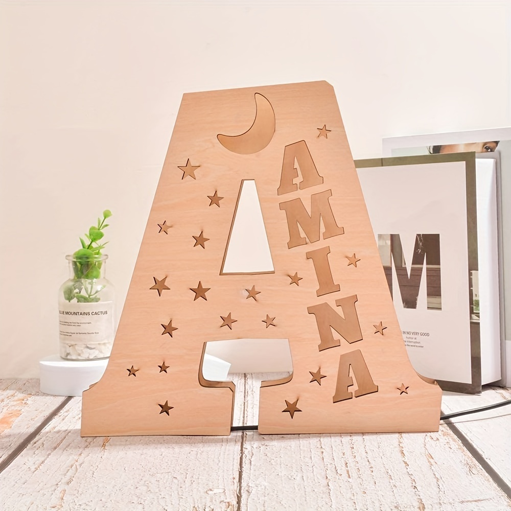 Personalized Alphabet LED Night Light