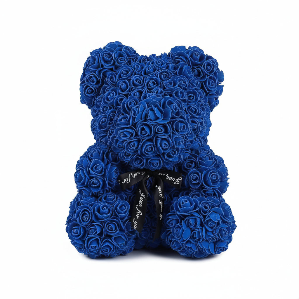 Artificial Rose Bear Flowers Rose Teddy Bear 