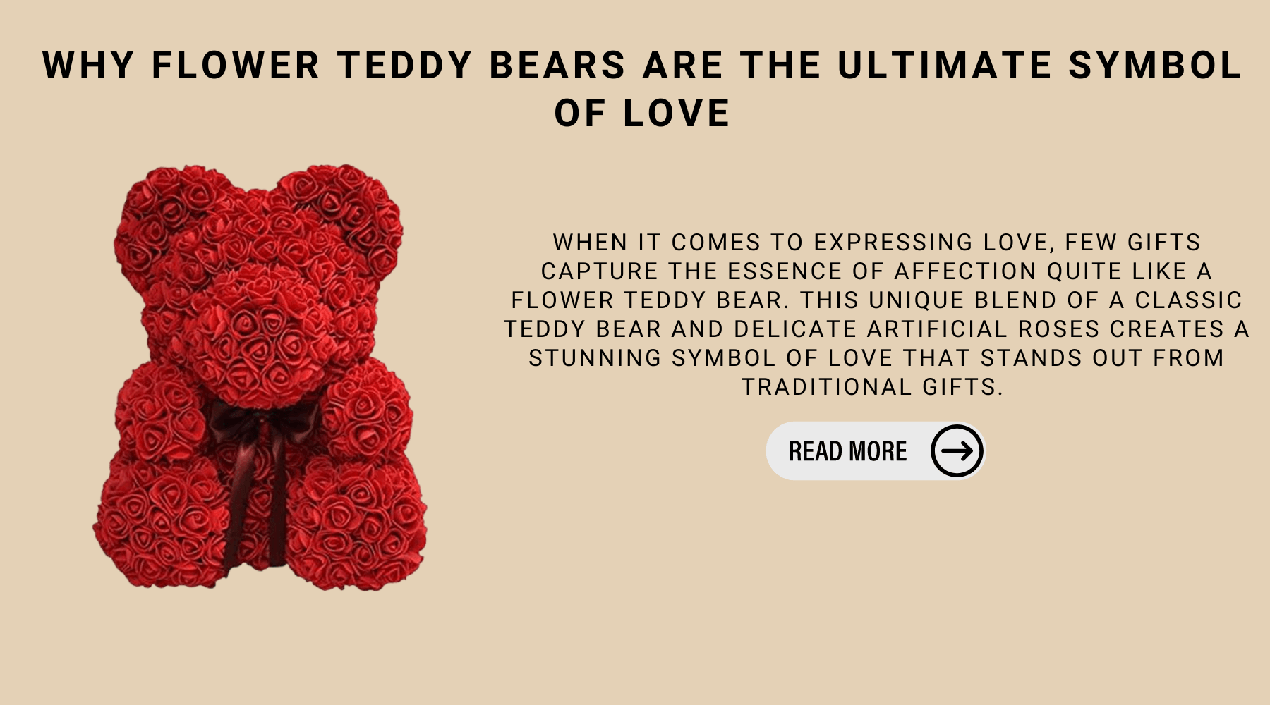 Why Flower Teddy Bears Are The Ultimate Symbol Of Love-Flower Teddy Bear