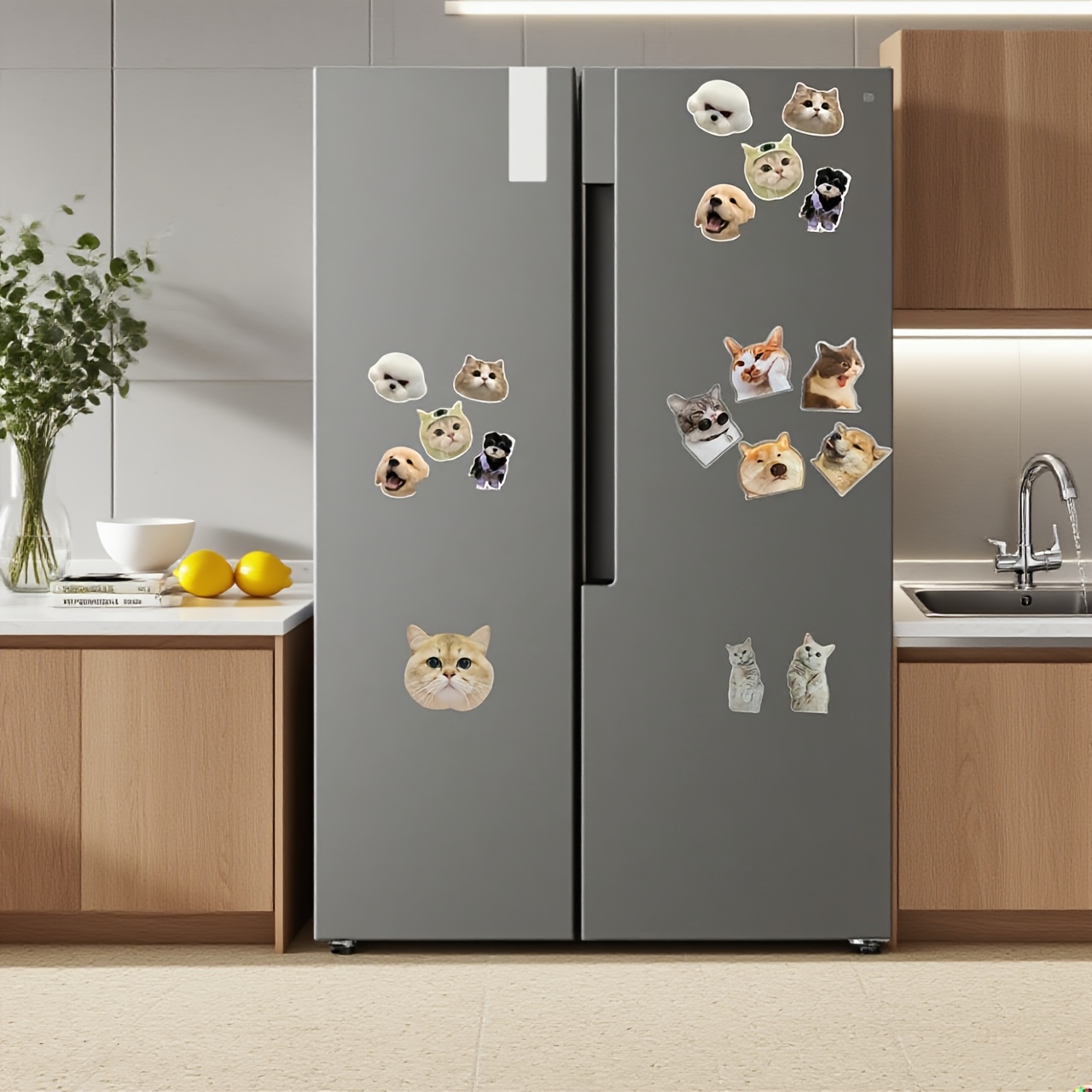 Custom Acrylic Photo Fridge Magnet For Decorative Use