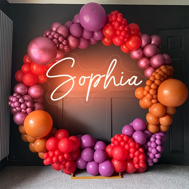 Personalized Adjustable Wall Light With Text And Sign