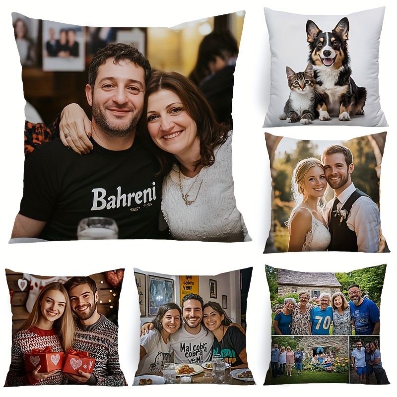 Customized DIY Photo Pillowcase Set of 1