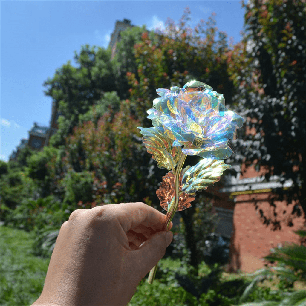 Galaxy Rose – The Iridescent Forever Gift For Every Special Occasion-Flower Teddy Bear