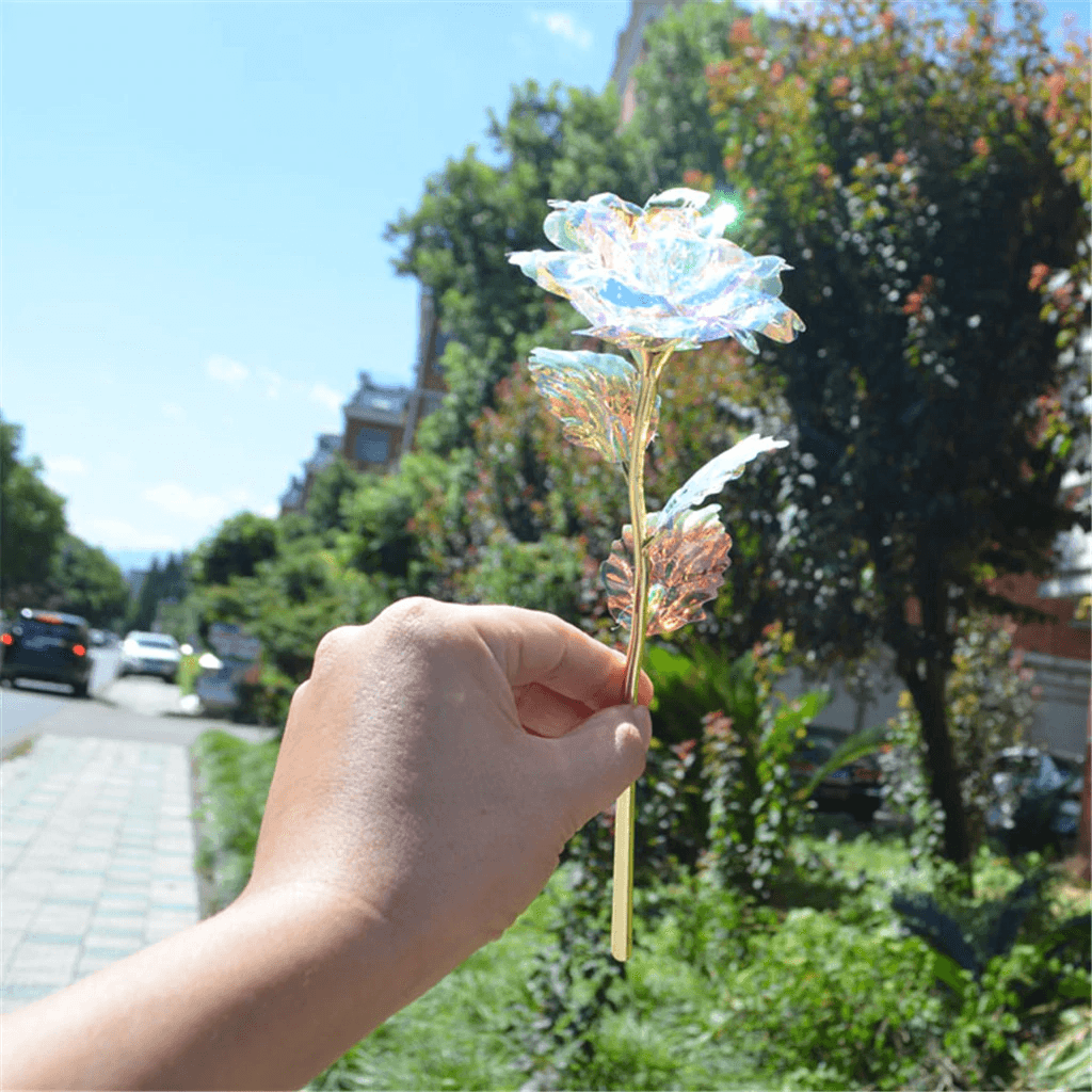 Galaxy Rose – The Iridescent Forever Gift For Every Special Occasion-Flower Teddy Bear