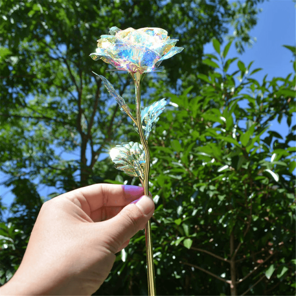 Galaxy Rose – The Iridescent Forever Gift For Every Special Occasion-Flower Teddy Bear