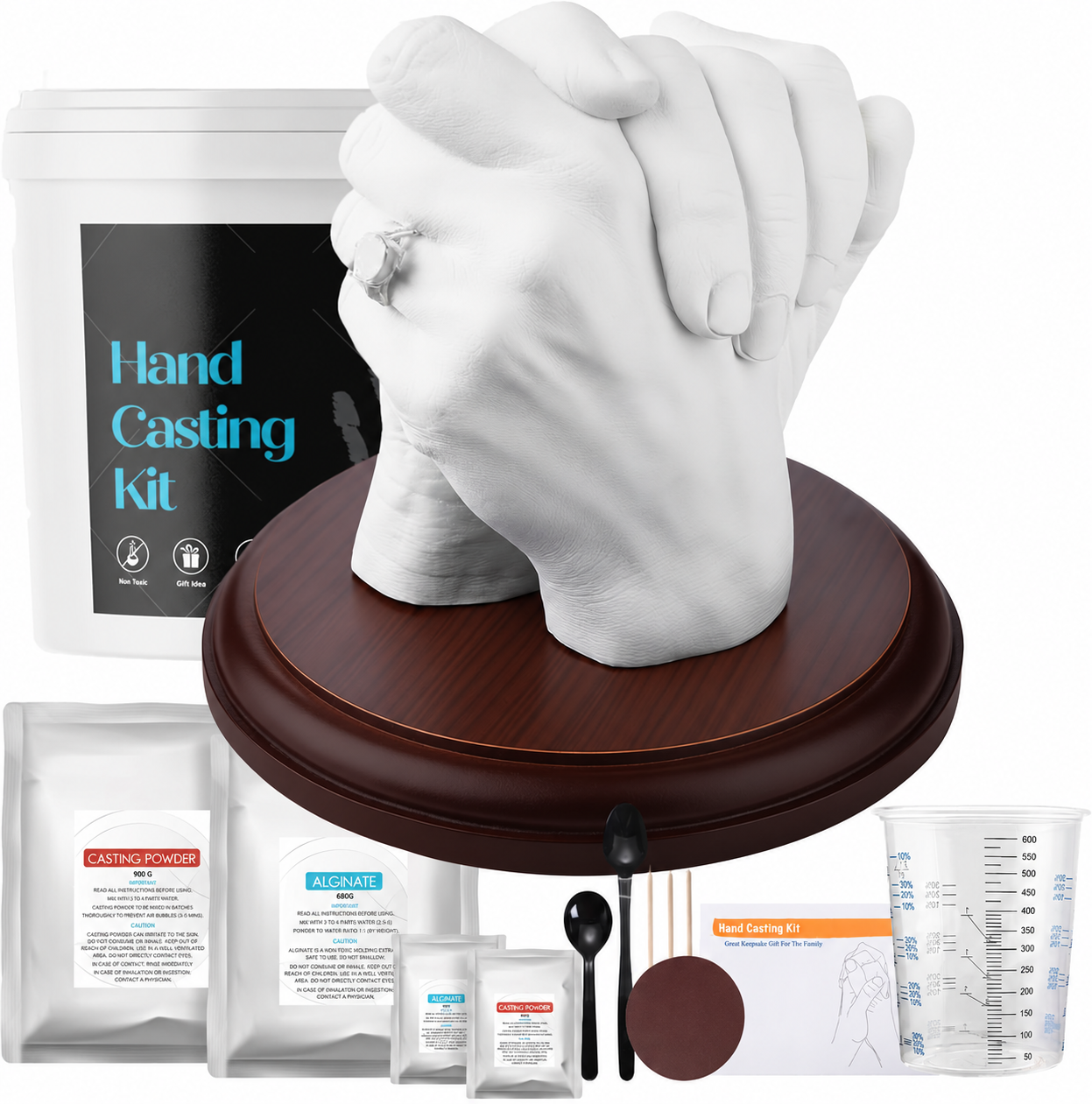 Couples 3D Keepsake Casting Gift Kit For Anniversary