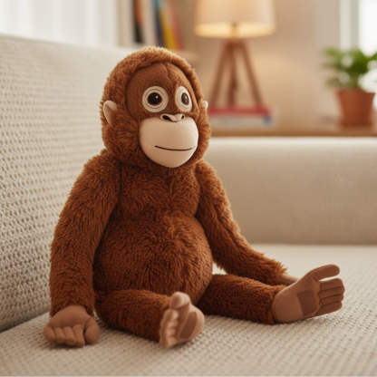 Interactive Punch Monkey Plush Toy