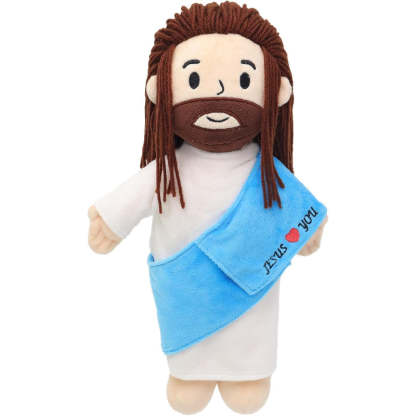 Jesus Mary Plush Doll Stuffed Toy-Flower Teddy Bear
